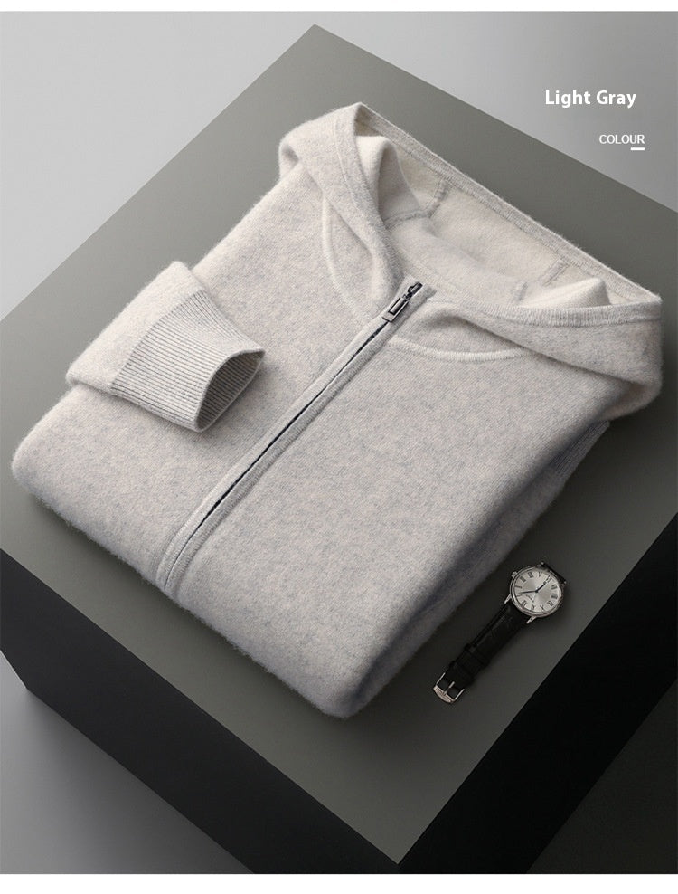 Men's Thick Hooded Casual Loose Tappered Suit